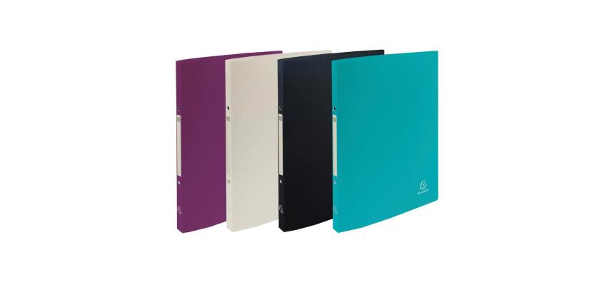 Exacompta Titane Binder, 2 Rings, 15 mm, Recycled PP - Assorted colours