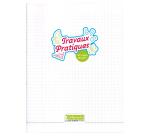 Cahier Travaux Pratiques piqué 8000 POLYPRO 24x32 cm 192 pages grands carreaux + uni 90 g - Incolore
