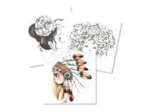 Carnet de coloriage Wild 2 - Ivoire