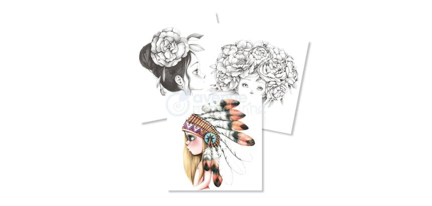 Carnet de coloriage Wild 2 - Ivoire