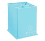 Squared pen-holder 4 comp. Aquarel coral - Pastel blue