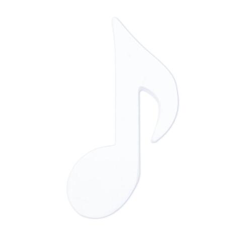 * Note de musique - Blanc