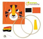 Pix Gallery, Tambourin Tigre - Orange