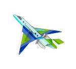Crea 3D, Avion - Vert