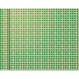 Pap.80g, Tiny Rolls 5x0,35m, Carrés vert - Vert
