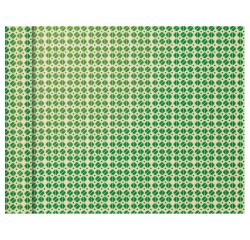 Pap.80g, Tiny Rolls 5x0,35m, Carrés vert - Vert