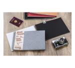 Album de voyage Age Bag reliure intégrale A5 paysage 80 pages ligné 120g + uni à grain 160g
