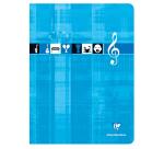 Cahier Musique & Chant piqué 24x32cm 48 pages grands carreaux Couleur aléatoire - Assortis