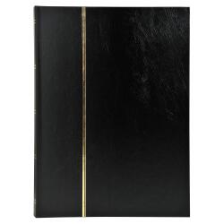 Stamp Album Faux Leather Cover 16p Black