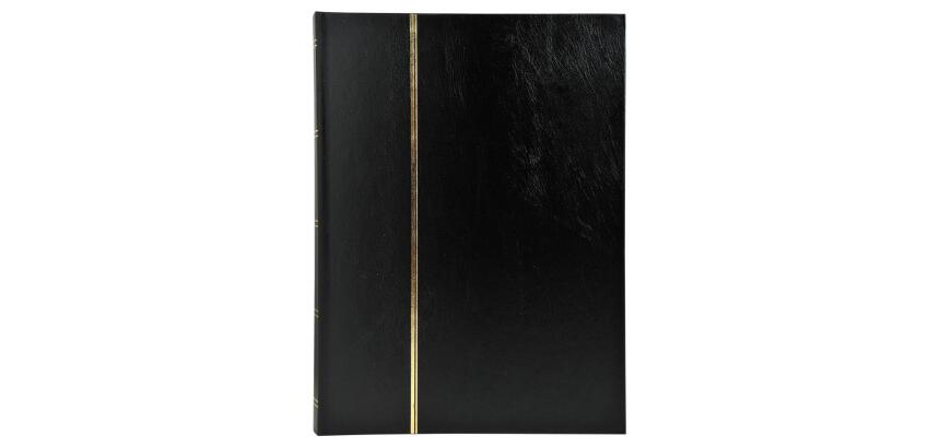 Album de timbres simili-cuir 16 pages noires - 22,5x30,5 cm