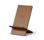 Rhodiarama support pour téléphone mobile simili cuir italien 13x8x8,5 cm - Bronze