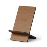 Rhodiarama support pour téléphone mobile simili cuir italien 13x8x8,5 cm - Bronze