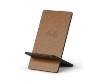 Rhodiarama support pour téléphone mobile simili cuir italien 13x8x8,5 cm - Bronze