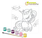 Graffy Paint, Licorne, 20x20 cm - Violet