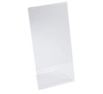 Espositore da tavolo inclinato 10x21 cm - Cristallo