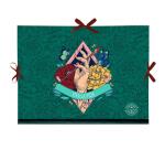 Frida Kahlo, Carton à dessin 28x38cm, fermeture avec 3 rubans