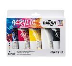 Darwi For You set de peinture acrylique - 5x75 ml - Assortiment