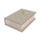 Inspire, Petite boîte rectangulaire, Toile du Marais, 9,5x6,5x3 cm