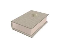 Inspire, Petite boîte rectangulaire, Toile du Marais, 9,5x6,5x3 cm