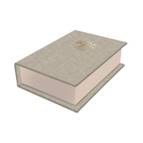 Inspire, Petite boîte rectangulaire, Toile du Marais, 9,5x6,5x3 cm