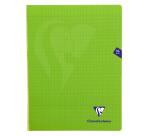 Cahier piqué Mimesys 24x32cm 96 pages grands carreaux couverture polypropylène Couleur aléatoire - Assortis