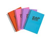 Zap Book carnet spiralé 160F A6 80g - Assortiment mixte
