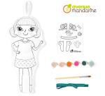 * Poupée à peindre, Maya - Rose