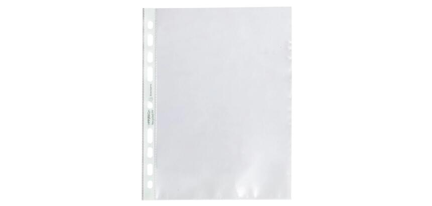 Sachet de 50 pochettes perforées PP recyclé Forever 6/100e - A5 - Translucide