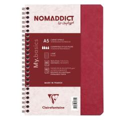 Age Bag Reporter notebook A5 50 blad gelijnd - Rood