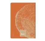 Cahier piqué FOREVER PREMIUM 100% recyclé A4 96 pages ligné papier recyclé blanc 90 g - Orange rouille