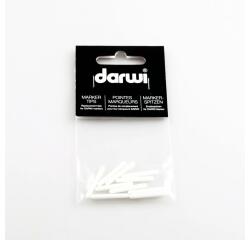 DARWI 10 Pointes de remplacement pour Marqueurs de Peinture sur Cuir Pointe Conique Fine 2 mm