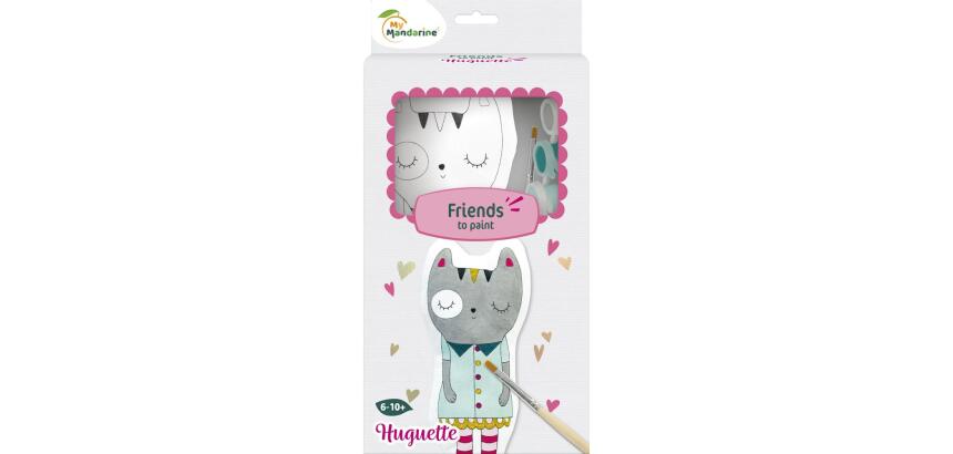 Friends to Paint, Huguette le Chat - Multicolore