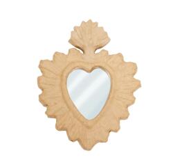 Ex-voto coeur miroir - Kraft