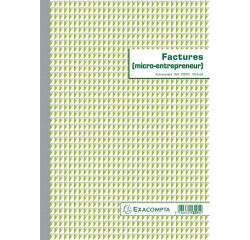 Manifolds Invoices 21x14,8cm 50 Carbonless Sheets Tripli Wrapped in 5 Films