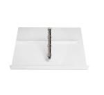 Lutrin avec anneaux de classeur - Cristal