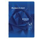 Musique & Chant piqué 7000 A4 48 pages grands carreaux/portées 70 g - Assortis