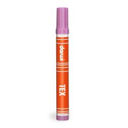 DARWI Marqueur Peinture Textile Pointe Conique Fine 3mm - Lilas