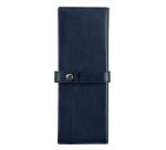Trousse du collectionneur en cuir pour stylos, petit modèle - Bleu marine