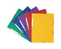 Carpetas con gomas de Cartulina lustrada y 3 solapas, maxi capacity Carpetas con gomas 3 solapas Cartulina lustrada 400 g/m2 - Colores surtidos