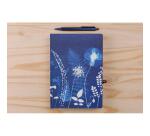 Cyanotype, Carnet brochure souple A5 14,8x21 cm, 160 pages, ligné, dos brut, ass.