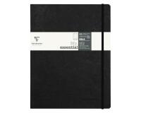 My.Essential Age Bag carnet brochure cousu dos carré à pages numérotées B5 192 pages DOT papier ivoire 90 g - Noir