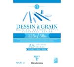 Dessin à Grain bloc collé 40F A5 125g