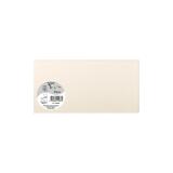 Paquet de 25 cartes simples Pollen 106x213mm 210g/m² - Ivoire irisé