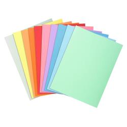 Pk 10 Folders SUPER 210 Assorted - Assorted colours