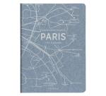Jeans métro, Carnet mots de passe piqué cousu fil A5 - 14,8 x 21 cm, 32 pages imprimées, ass. - Bleu jeans