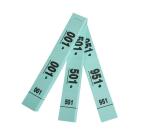 Carnet de 50 tickets vestiaires numérotés de 3 volets (dont 2 volets avec trous) - Format 20x3 cm