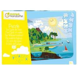Puzzle éducatif, Le cycle de l'eau - Multicolore