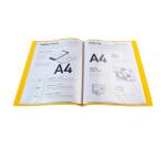 Protège-documents, A4, PP, 10 pochettes, jaune