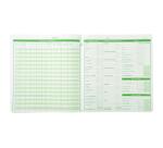 Piqûre de comptabilité et organisation familiale 27x25cm - Budget dépenses ménagères 56 pages