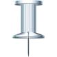Doos met 25 prikbordspelden Push Pins - punthoogte 7mm - 10mm diameter